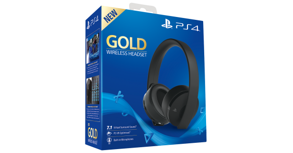 Гарнитура беспроводная Sony Gold Wireless Stereo Headset PS4/PS3/PS ...